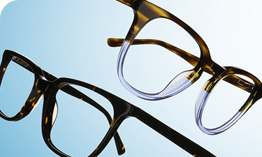 A pair of online glasses